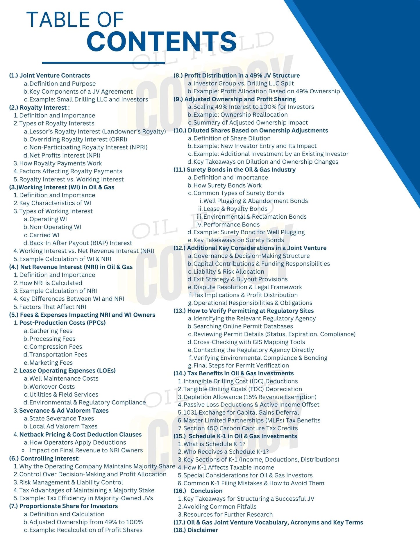 Oil & Gas Joint Venture Manual | Expert Guide for Investors & Operators
